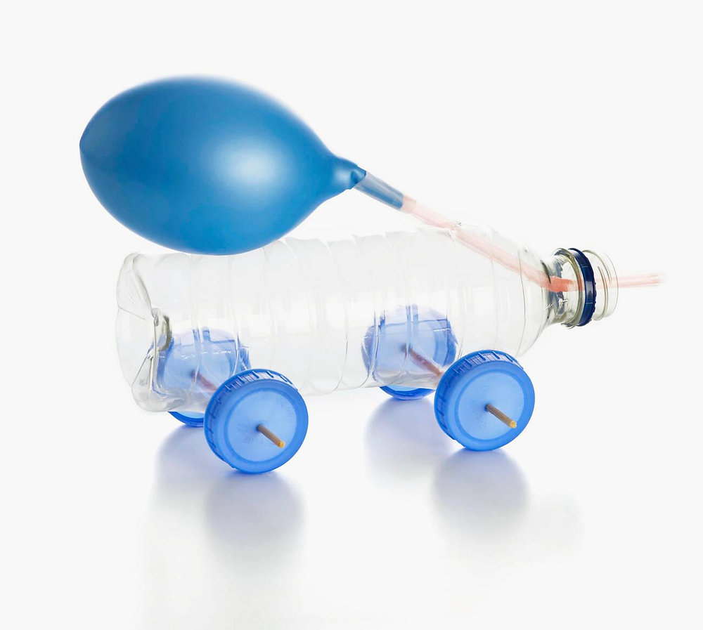 Balloon-powered Car Kit